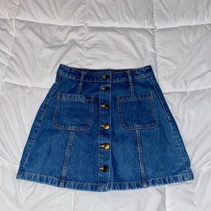 Denim skirt size 6